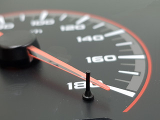 speed indicator performance close up 
