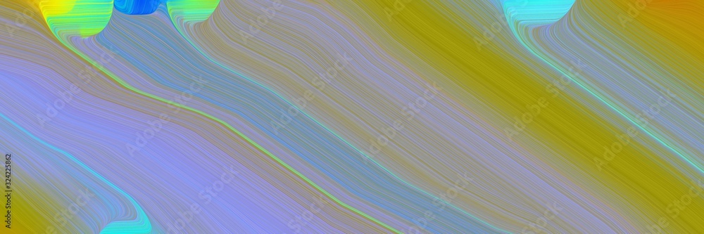 Aufkleber dynamic header design with dark gray, dark golden rod and gray gray colors. dynamic curved lines with fluid flowing waves and curves