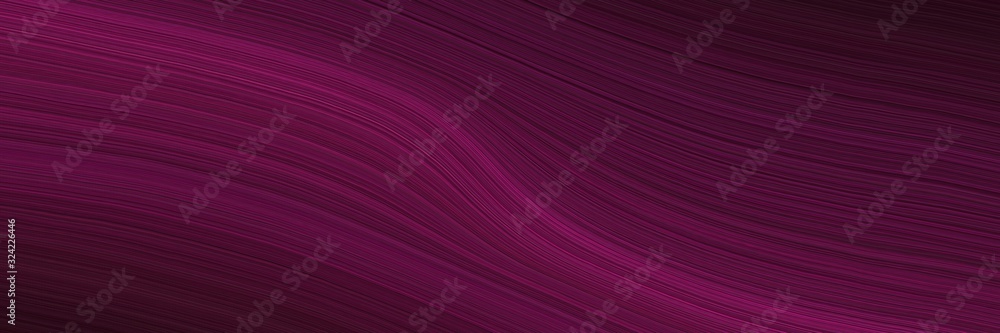 Aufkleber decorative designed horizontal header with very dark magenta, dark moderate pink and medium violet r