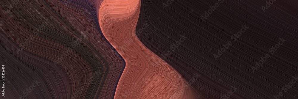 Poster modern banner with very dark pink, moderate red and old mauve colors. dynamic curved lines with fluid flowing waves and curves