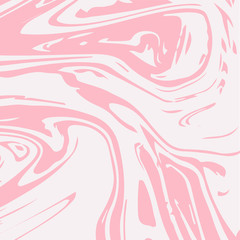 Marble Texture Vector Pink Liquid Paint Background. Fluid Paint Suminagashi Modern Pattern for Ice Cream, Cosmetics Ads, Stone Granite Design. Hipster Stone Marble Texture, Cool Neon Painting Splashes