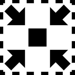 Compact size icon, vector illustration.