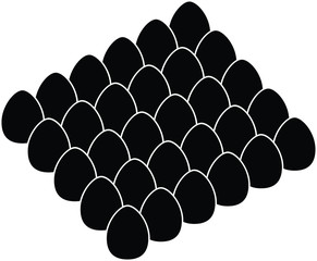 Eggs icon, vector illustration