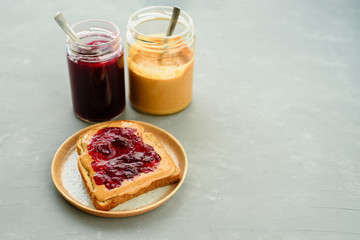 Peanut butter jelly sandwich