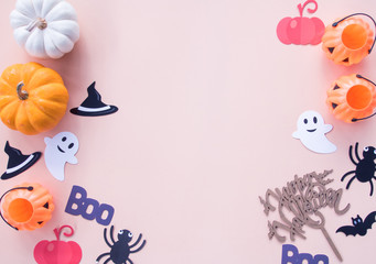 Naklejka na ściany i meble Top view, Halloween festive.