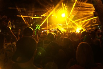 Party at Zrce Beach in Novalja. Europe's largest party beach.