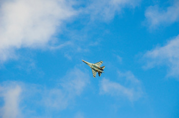 airplane in the sky