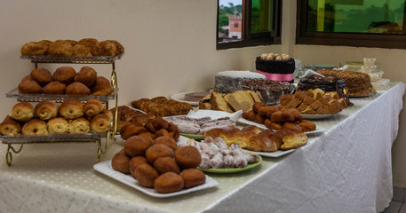 buffet table