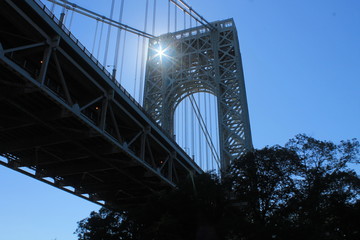 George Washington bridge in New York City