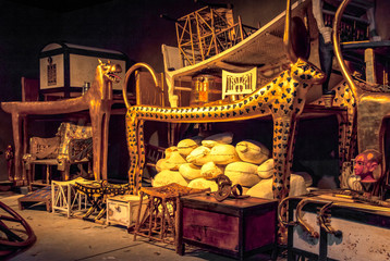 The tomb and treasures of King Tut