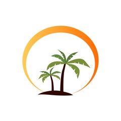 Fototapeta na wymiar palm vector design illustration vector