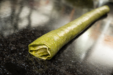 cooking katmer close up photo