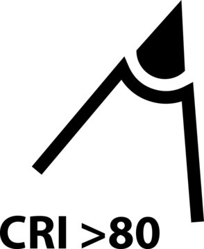 CRI led light icon > 80