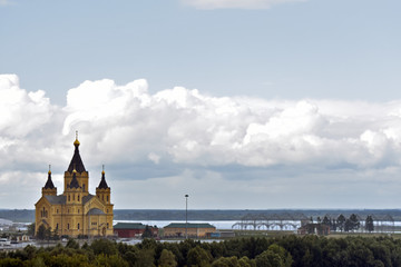 panorama of Nizhny Novgorod. Russia