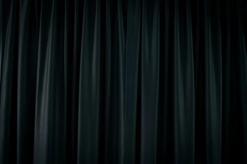 Fototapeta premium Abstract background of black curtains