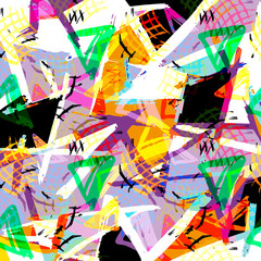 abstract color pattern in graffiti style. Quality illustration for your design