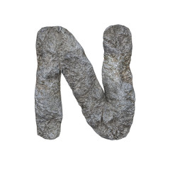 Stone Letters - 3D render