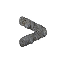 Stone Letters - 3D render