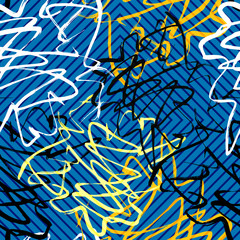 abstract color pattern in graffiti style. Quality illustration for your design