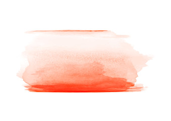 Abstract watercolor orange hand-drawn background
