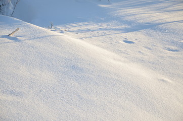 Snow dune.