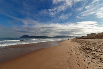 calm landscape in the coast