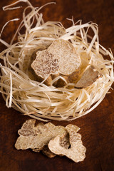 Fresh  white truffle.