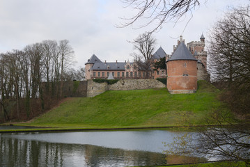 Chateau de Gaasbeek en hiver