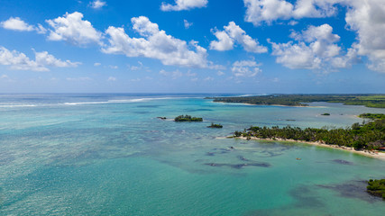 Traumstrand auf der Insel Mauritius 