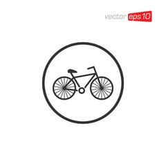 Fototapeta na wymiar Bike Icon Design Vector Template