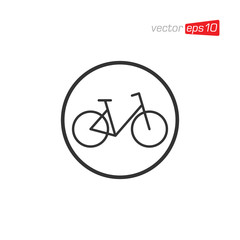 Bike Icon Design Vector Template