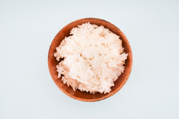 rice in a bowl for diet control