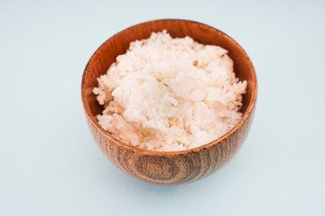 rice in a bowl for diet control