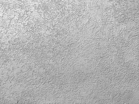 Texture of the grey plaster bark beetle on the wall. Seamless texture.