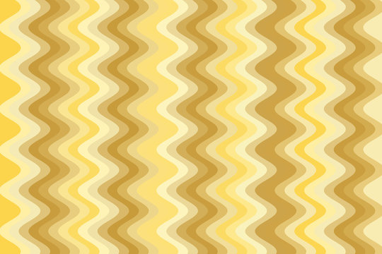 An abstract wavy golden colored background image.