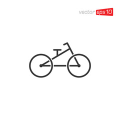 Bike Icon Design Vector Template