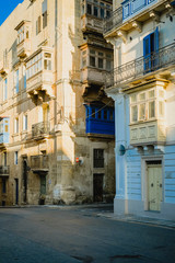 Fototapeta na wymiar old street in malta