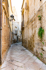 Obraz premium alley in historical town San Severo, Italy