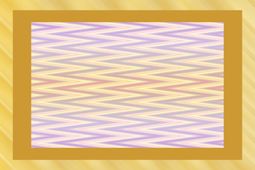 An abstract golden iridescent border background image.