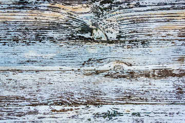 texture of old wood planks with peeling paint