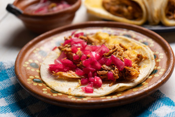 Mexican pork tacos also called 