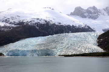 Pia Gletscher in Patagonien. Chile