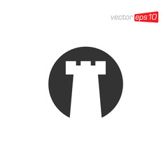 Castle Logo Icon Design Vector