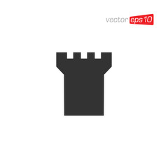Castle Logo Icon Design Vector