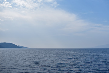Naklejka na ściany i meble mountains on the Aegean coast. Turkey