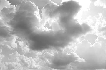 blue sky with clouds