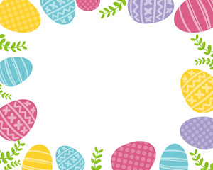ハッピーイースターのフレーム素材