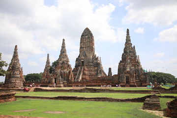 Fototapeta na wymiar Wat Chaiwatthanaram Temple, Ayutthaya, Thailand