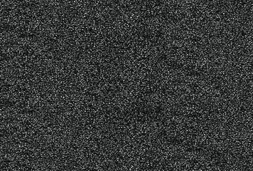 Distressed overlay texture of weaving fabric, cloth knitted. Vector illustration. Grunge black and white abstract monochrome background.
