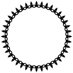 New ink Abstract circle pattern mandala flower floral petal stack zentangl spirograph modern circular pattern sun star rays tribal lace motif black white single art mehendi Digital textile frame stamp